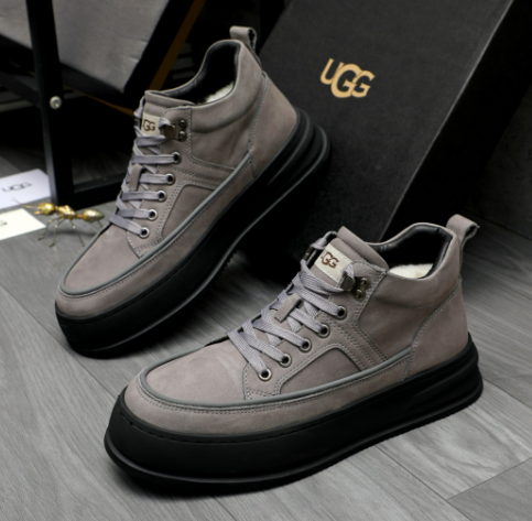 UGG Lowmel Platform Sneaker — Grey