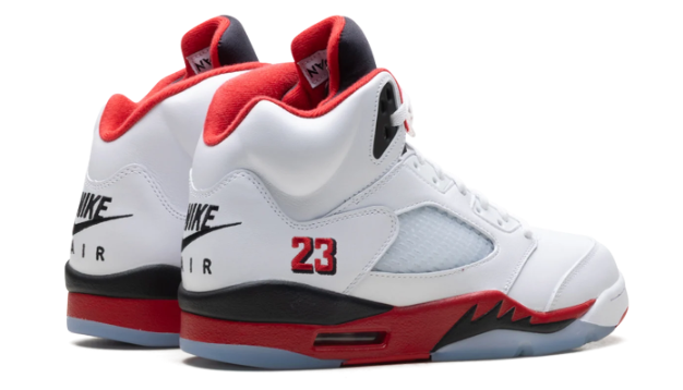 Air Jordan 5 'Fire Red / Black Tongue' (2025) DA1911-102