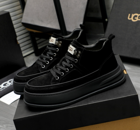 UGG Lowmel Platform Sneaker — Black