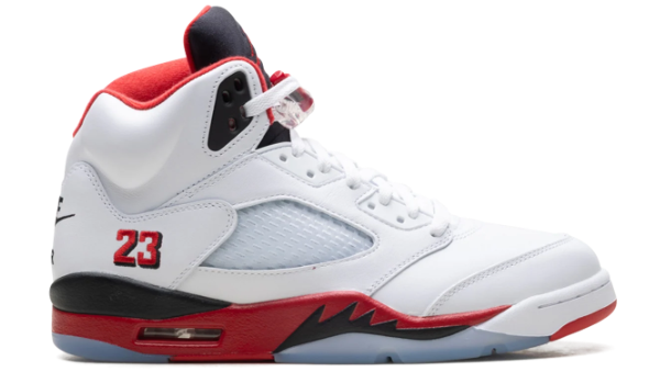 Air Jordan 5 'Fire Red / Black Tongue' (2025) DA1911-102