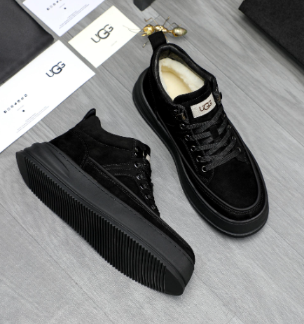 UGG Lowmel Platform Sneaker — Black