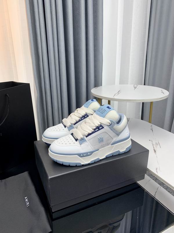 Amiri MA-2 Low-Top Sneaker — White / Baby Blue