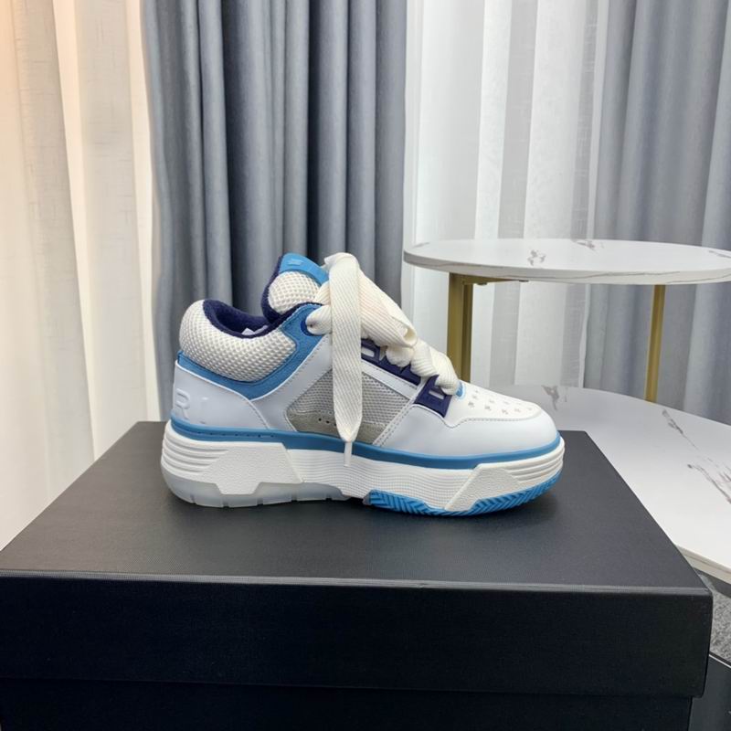Amiri MA-2 Low-Top Sneaker — White / Carolina Blue / Navy