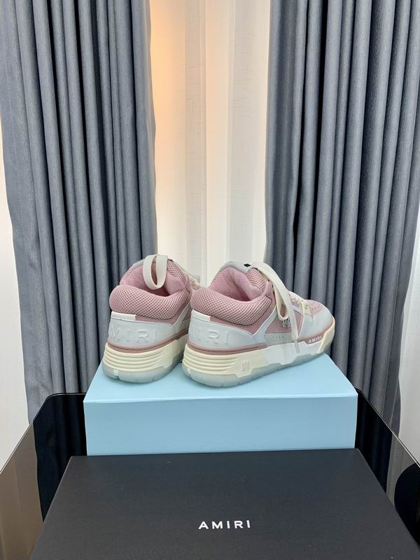Lanvin Curb Low-Top Sneaker — White / Blush Pink