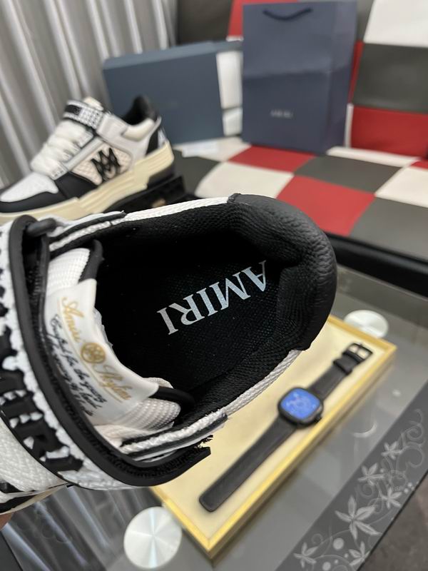 Amiri Skel Top Low | Black & White Skeleton Sneaker