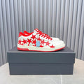 Amiri Stars Court Low-Top Sneaker — White / Red