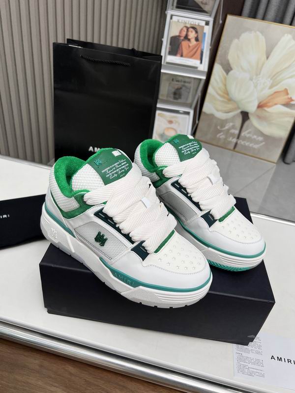 Amiri MX1 | Paneled Leather & Suede Low-Top Sneaker