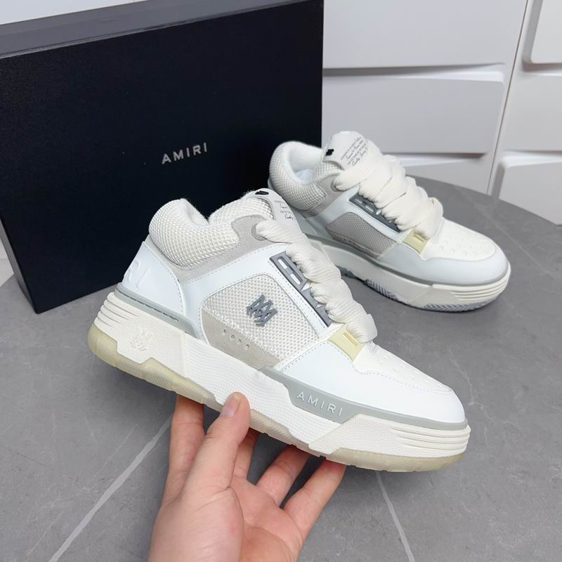 Amiri MA-1 Low-Top Sneaker — White / Grey