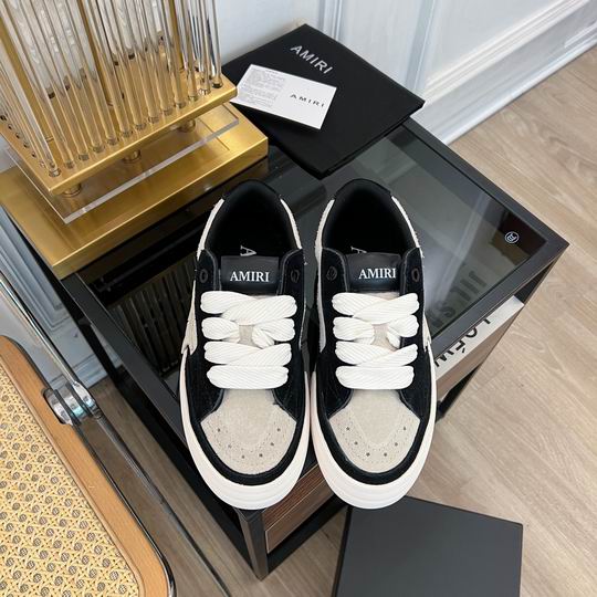 Amiri Skel Low Top Sneaker – Black/White