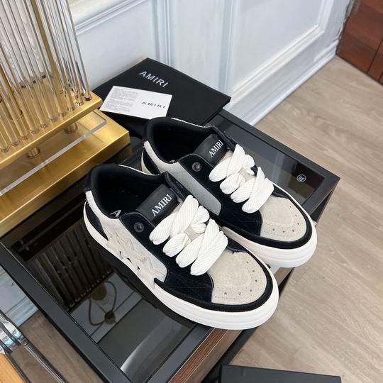 Amiri Skel Low Top Sneaker – Black/White
