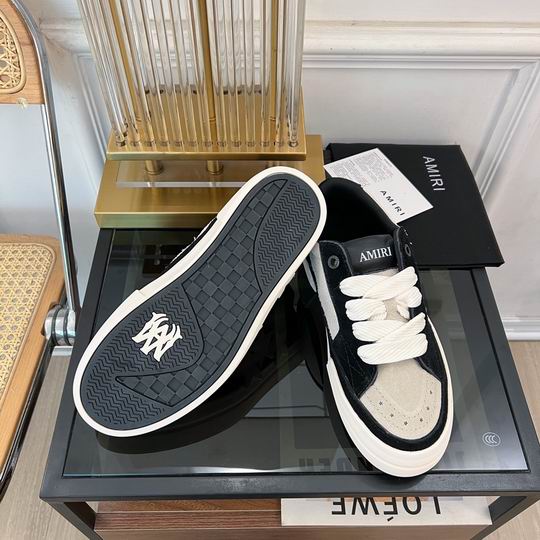 Amiri Skel Low Top Sneaker – Black/White