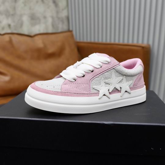 Amiri Stars Court Low Sneaker – Pink/White