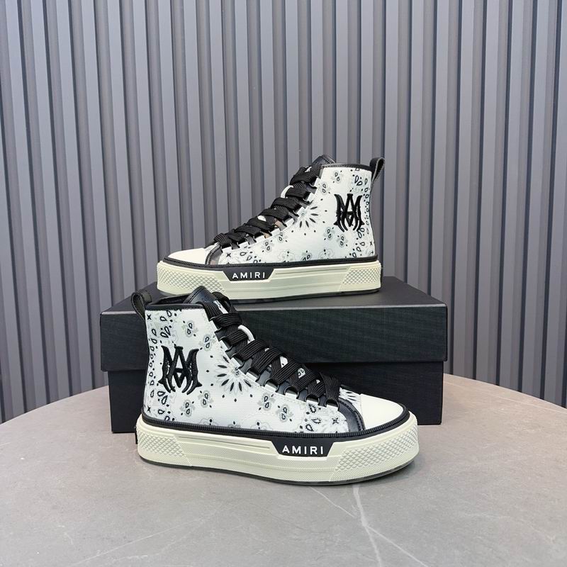 Amiri Court High | Blue Tweed Sneaker (Copy)