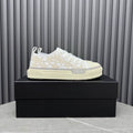 Amiri Stars Court Low | Tonal White Crystal-Trim Sneaker