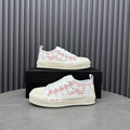 Amiri Stars Court Low | White & Pink Star-Patch Sneaker