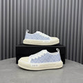 Amiri Court Low | Blue Floral Jacquard Sneaker