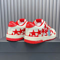 AMIRI Skel Low Sneaker – White / Red Stars