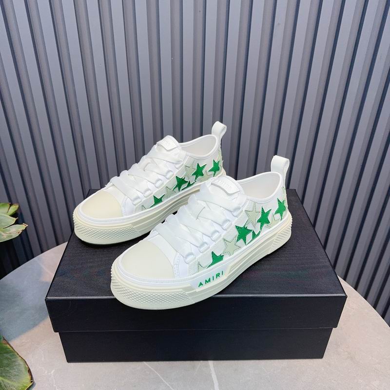 AMIRI Stars Court Low – White / Green