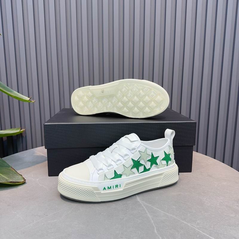 AMIRI Stars Court Low – White / Green