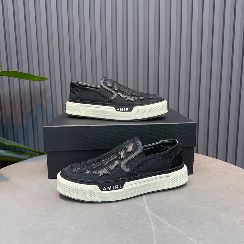 AMIRI Skeleton Slip-On – Black