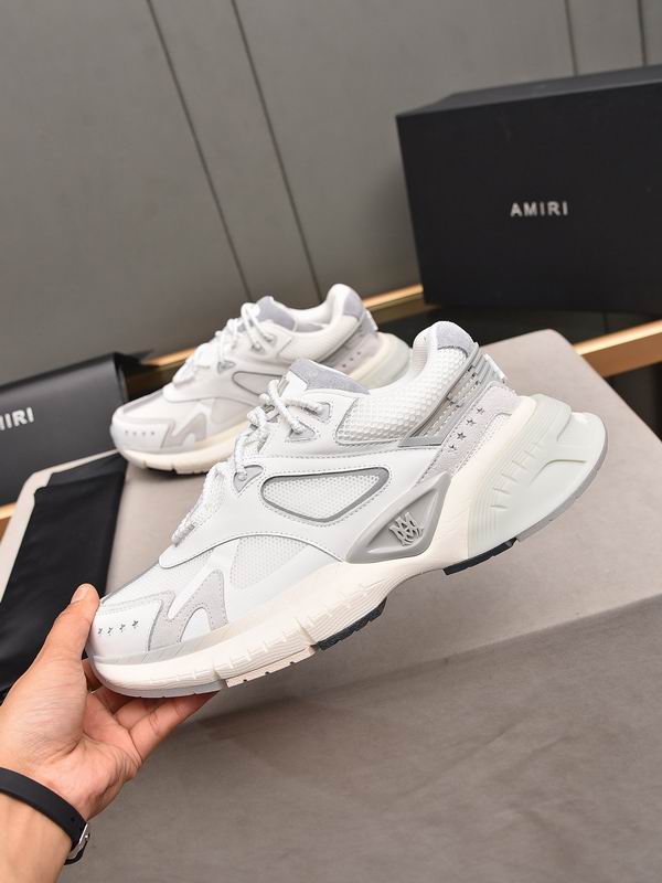Amiri MA Runner Sneaker – White/Grey