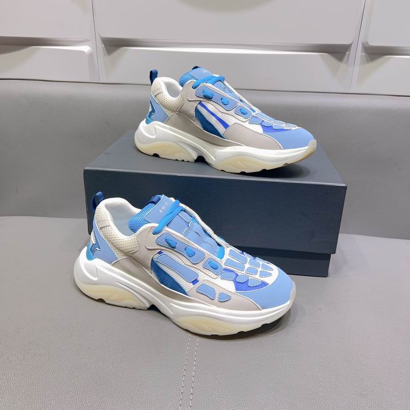 Amiri Bone Runner | Sky Blue & Grey Chunky Sneaker
