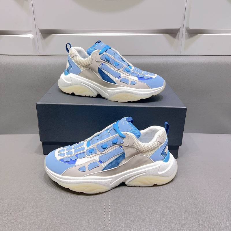 Amiri Bone Runner | Sky Blue & Grey Chunky Sneaker
