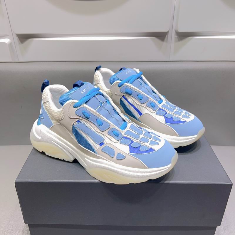 Amiri Bone Runner | Sky Blue & Grey Chunky Sneaker