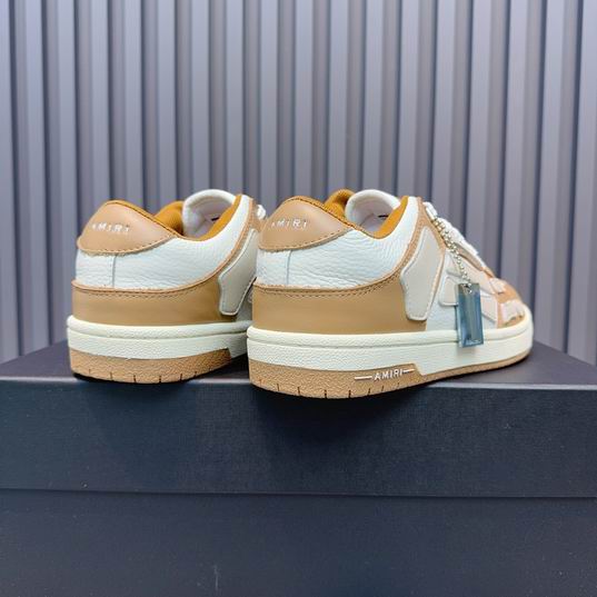 Amiri Skel Low-Top Sneaker — Wheat / White