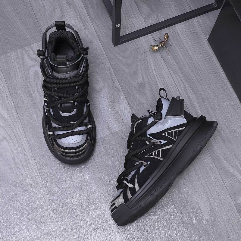 Amiri Bone Runner Sneaker — Black / White