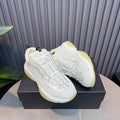 Amiri Bone Runner Sneaker — Triple White / Cream
