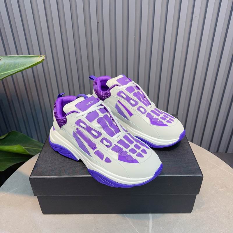 Amiri Bone Runner Sneaker — White / Purple