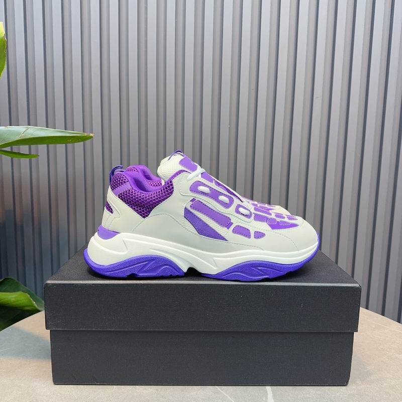 Amiri Bone Runner Sneaker — White / Purple