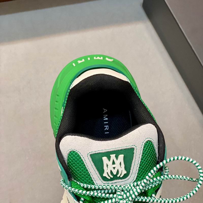 Amiri MA Runner Sneaker — Green / White / Grey