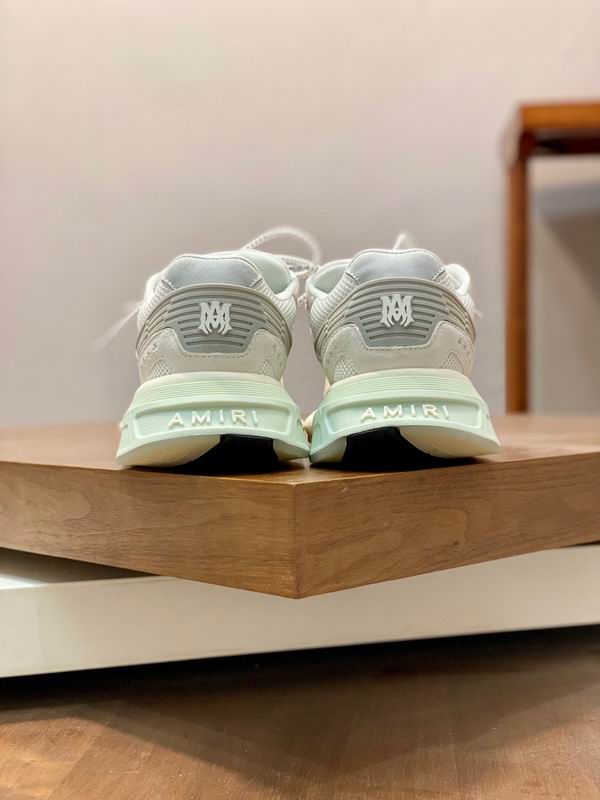 Amiri MA Runner Sneaker — White / Mint / Silver