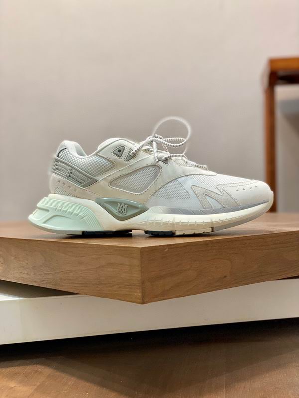 Amiri MA Runner Sneaker — White / Mint / Silver
