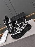 Amiri One High-Top Sneaker — Black / White