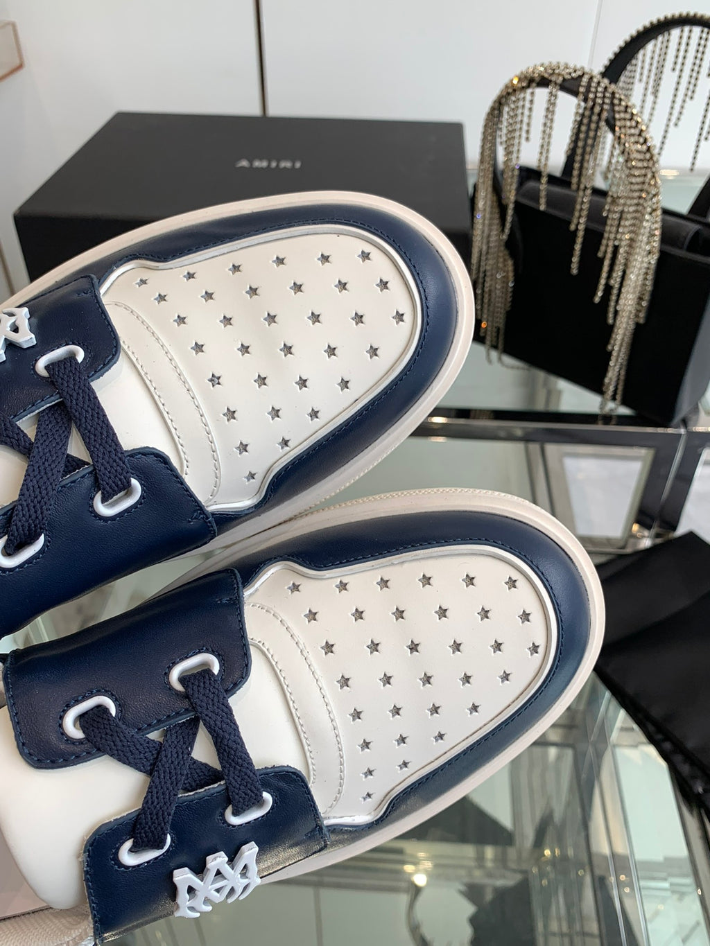 Amiri MA Nautica Sneaker — Navy / White
