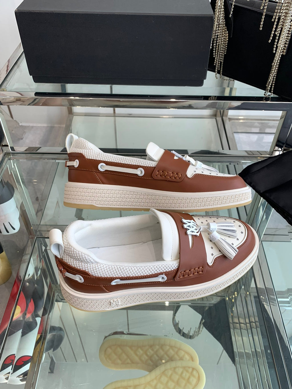 Amiri MA Nautica Sneaker — Tan / White