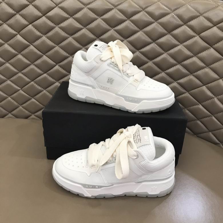 Amiri MA-1 Low-Top Sneaker — Triple White
