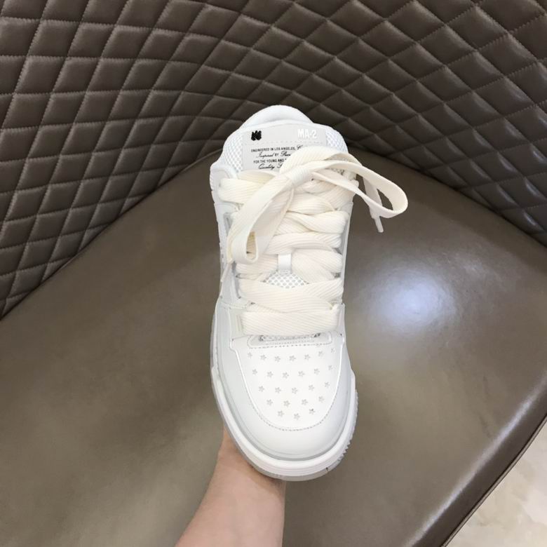 Amiri MA-1 Low-Top Sneaker — Triple White