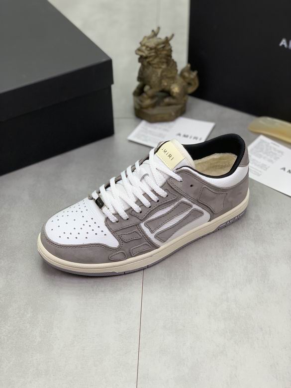 Amiri MA-1 Low-Top Sneaker — Grey / White