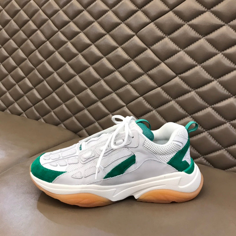 Amiri Bone Runner Sneaker — White / Green