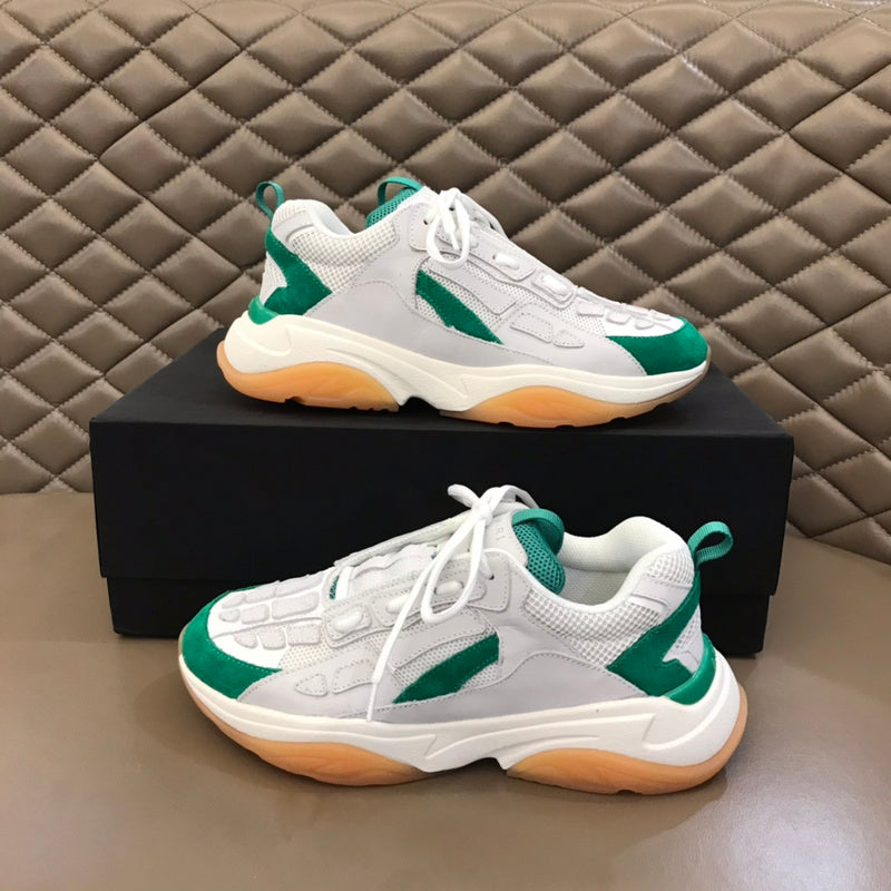 Amiri Bone Runner Sneaker — White / Green