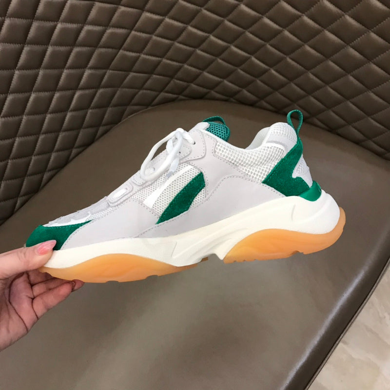 Amiri Bone Runner Sneaker — White / Green