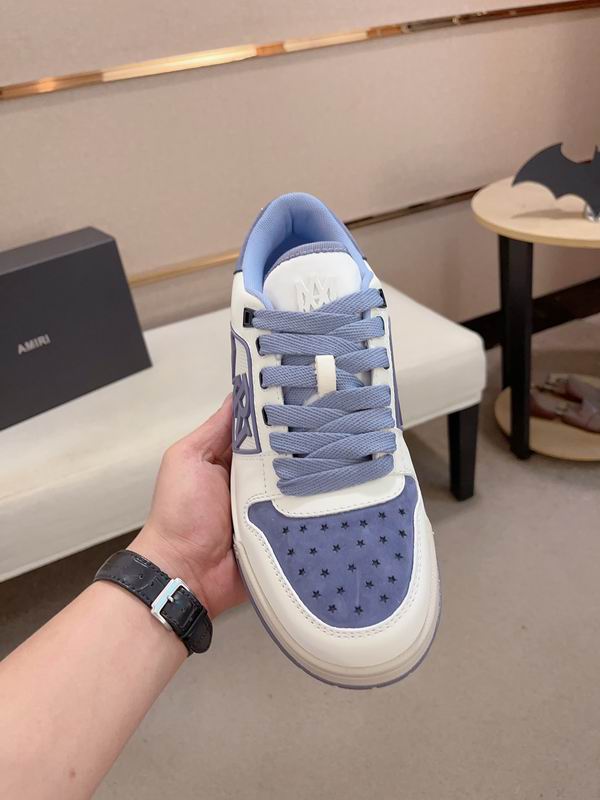 Amiri MA-1 Low-Top Sneaker — White / Slate Blue
