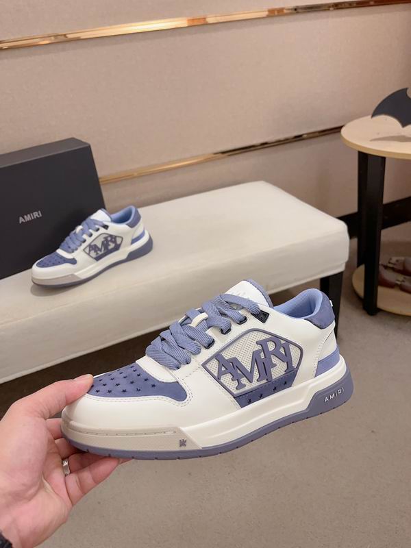 Amiri MA-1 Low-Top Sneaker — White / Slate Blue