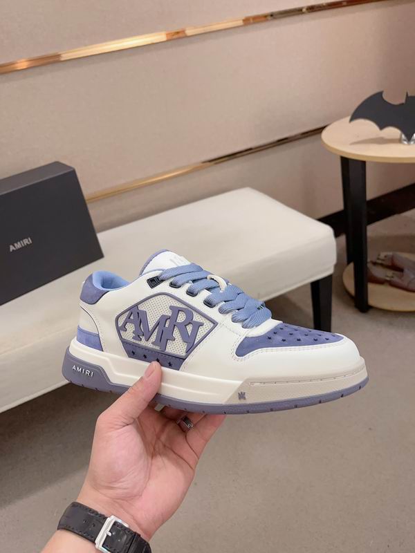 Amiri MA-1 Low-Top Sneaker — White / Slate Blue