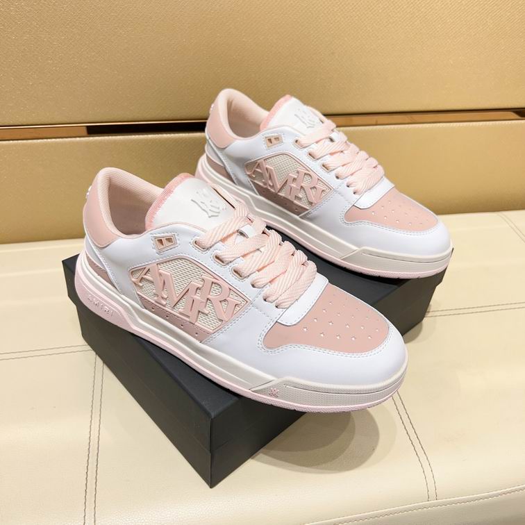 Amiri MA-1 Low-Top Sneaker — White / Blush Pink