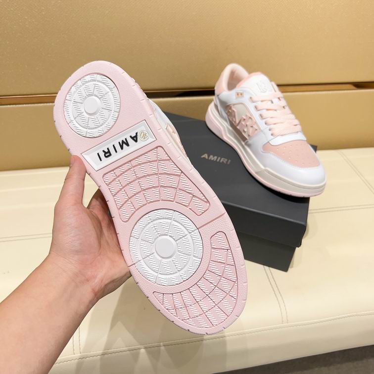 Amiri MA-1 Low-Top Sneaker — White / Blush Pink